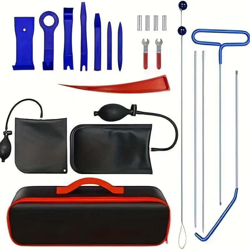 

Automotive Tool Set 22pcs Stainless Steel Assorted Fifth Wheel Pin Puller, 68-Inch Hooks J-Hooks, Without Battery