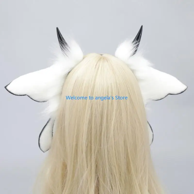 X4YC الخريف والشتاء عصابات الشعر مضحك هوب الشعر أزياء شخصية المرأة غطاء الرأس للأطفال والمراهقين والنساء #4