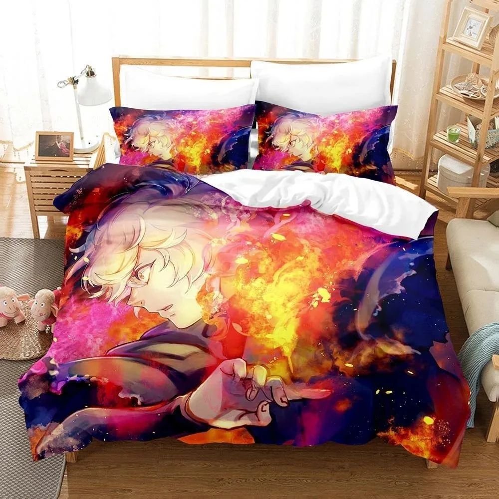 

Fashion Anime Hell's Paradise Jigokuraku Bedding Set Cartoon three-piece set Adult Kid Bedroom Duvet cover Sets Home Textiles