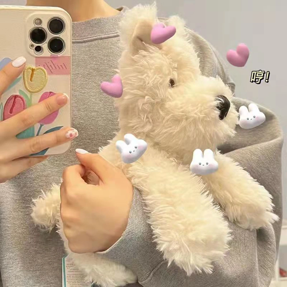 

20-40CM Cute West Highland Puppy Plush Toy Mini Soft Velvet Animal Pet Doll Send Girls Birthday Christmas Gift Company