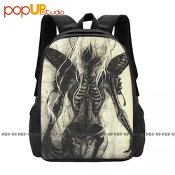 Dark Art Grunge Goth Occult Gothic Aesthetic Girl Horror Backpack Large Capacity Travel 3d Printing