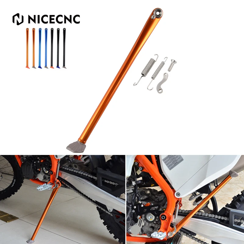 

NICECNC For KTM TPi EXC 300 EXC-F 350 XC 125 200 250 XCF 450 XCW 500 XCF-W 530 SIX DAYS 2008-2023 Kickstand Side Stand & Spring