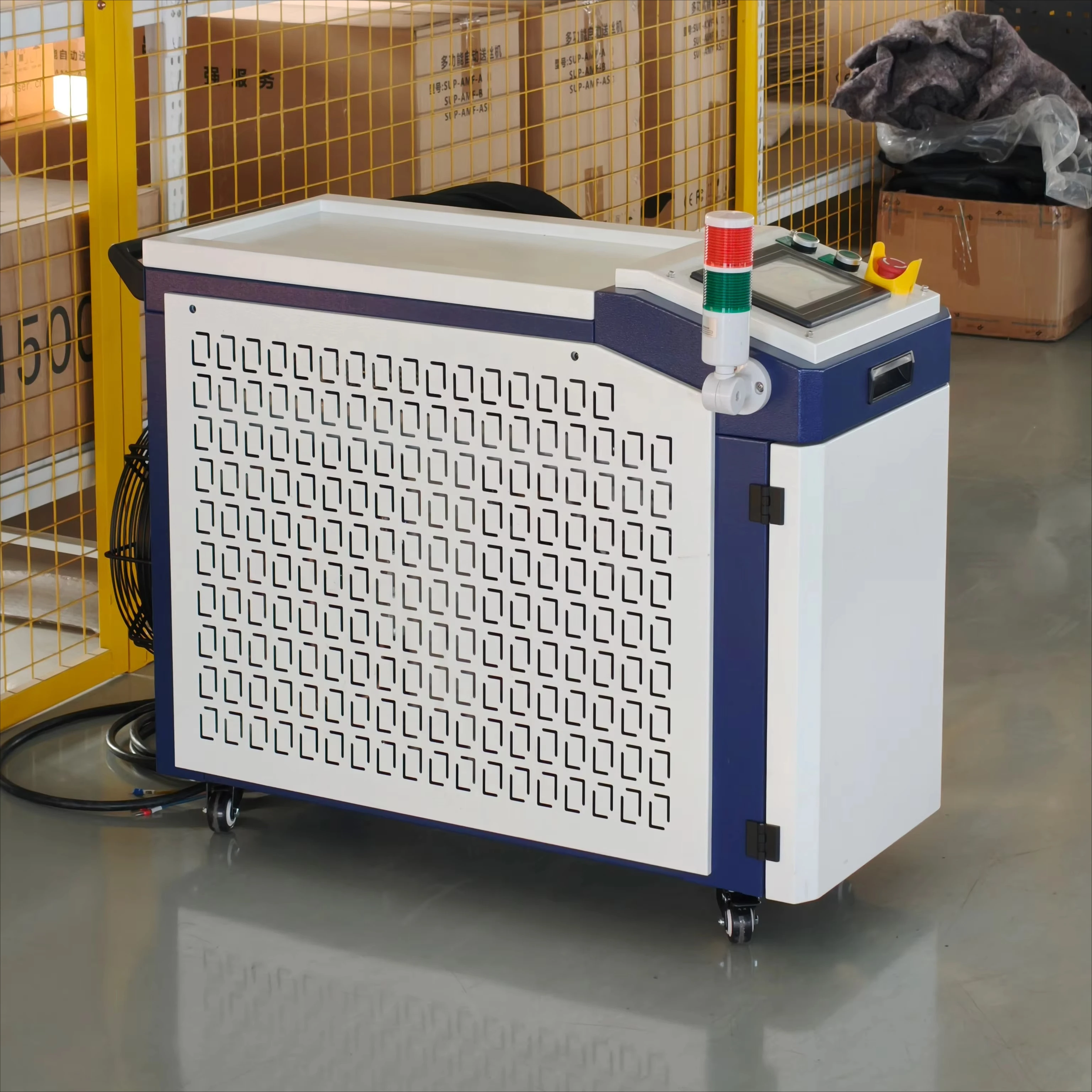 Paint rust Removal Cleaning Machine 500w1000w Cleaner Water-cooled for Metal Wood Stone Wall Industrial view 5