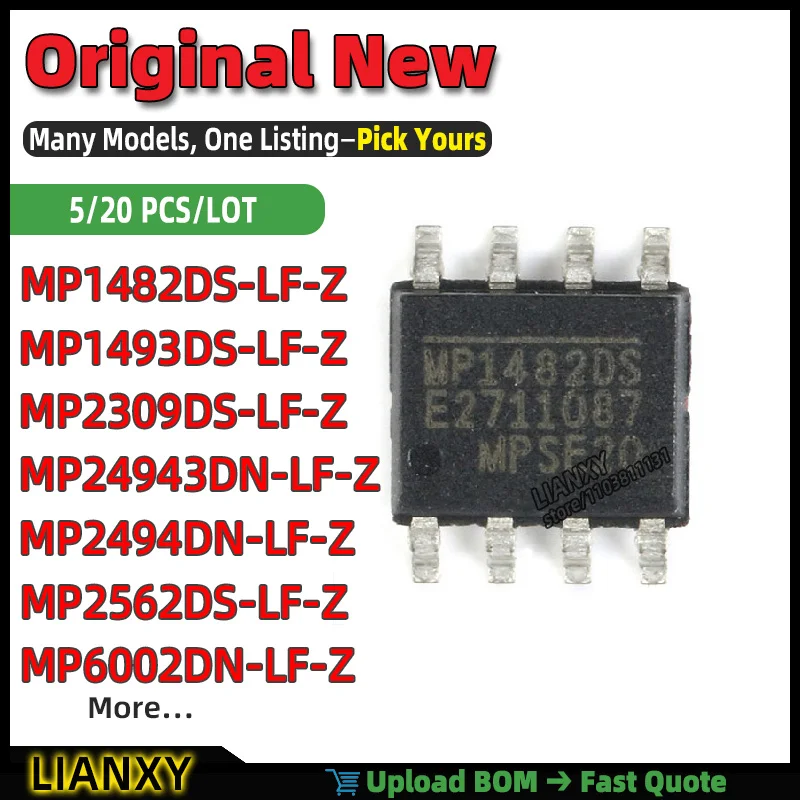 MP24943DN-LF-Z MP1482DS-LF-Z MP1493DS-LF-Z MP2494DN-LF-Z MP6002DN-LF-Z MP2562DS-LF-Z MP2309DS-LF-Z SOIC-8 BUCK CONVERTER New
