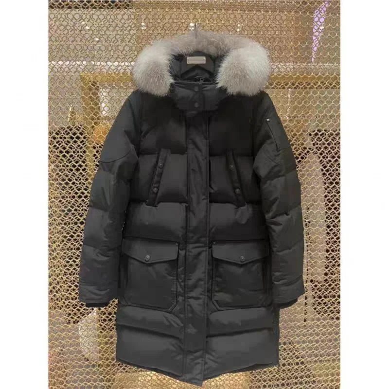 MO * SE KNUCKL * S chaqueta de invierno para mujer con cremallera gruesa, las mejores chaquetas de plumas de ganso 90, chaquetas de invierno de ocio