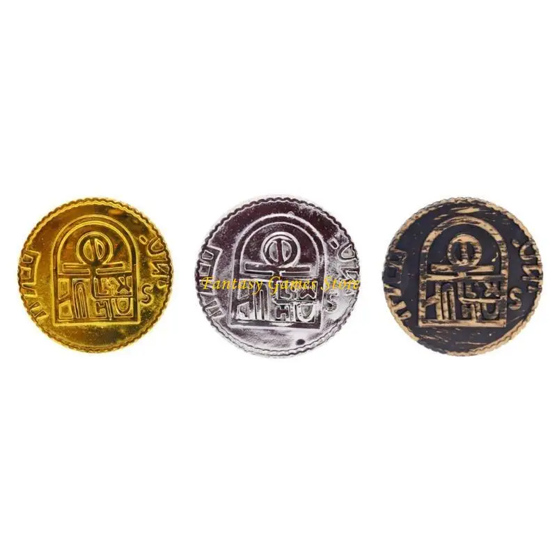 القراصنة العملات المعدنية البلاستيكية المنزل عيد الميلاد الديكور الأطفال الحفلات اللوازم اللعبة