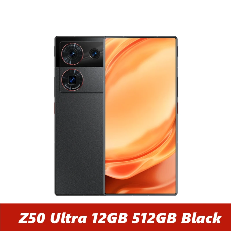 NEW Nubia Z50 Ultra 5G Snapdragon 8 Gen 2 UFS4.0 LPDDR5X 6.8Inch AMOLED 120Hz 80W Fast Charge Google PLAY SmartPhone NFC Octa