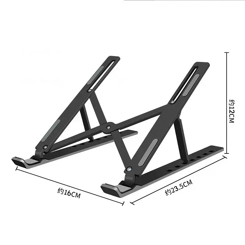 1pc Foldable Laptop Stand ABS Plastic Tablet Holder Portable Laptop Tablet Stand Holder Rack Computer Support