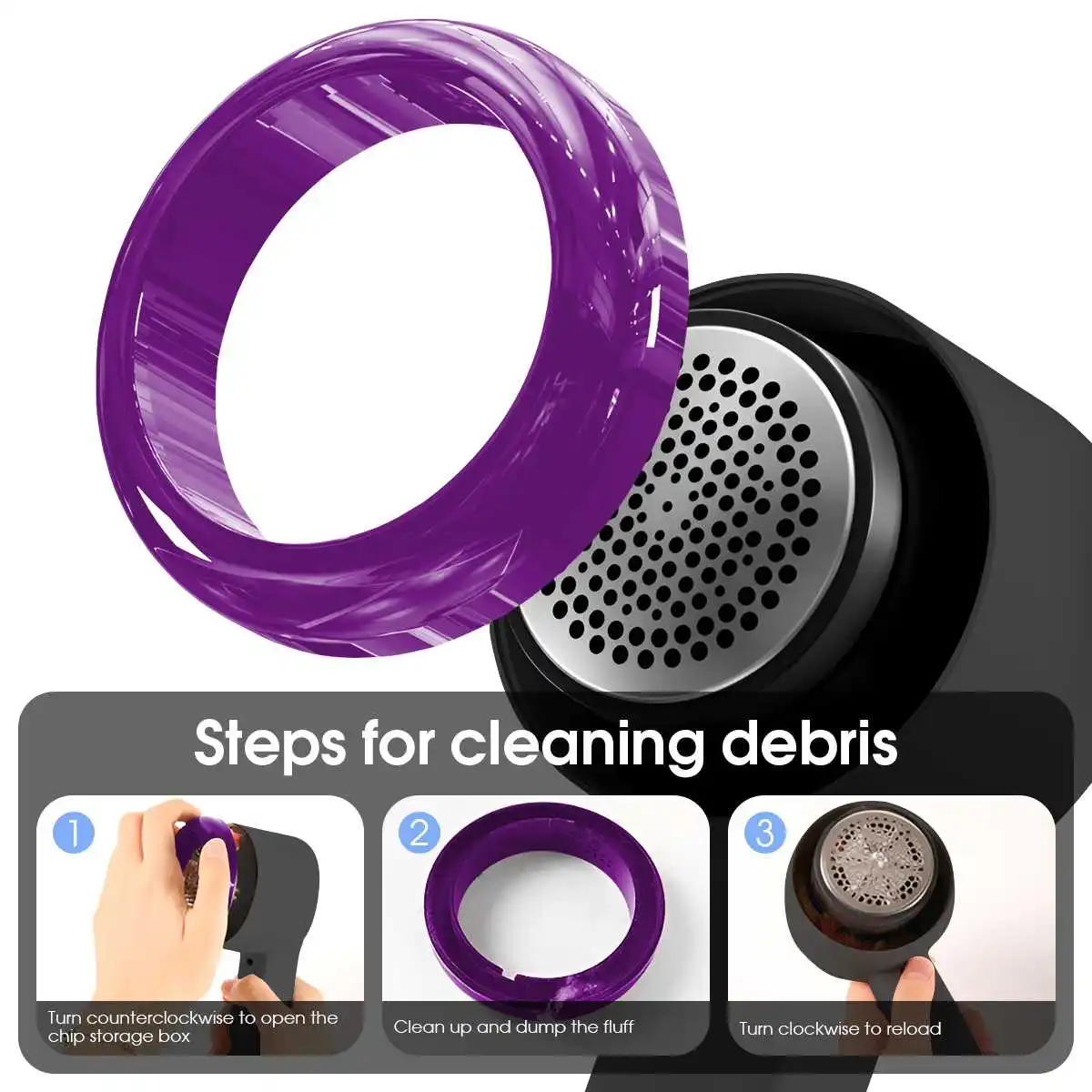 مزيل الوبر شاشة ديجيتال للملابس الكهربائية بيليه زغب سترة ماكينة حلاقة للأقمشة الزغب قادين USB شحن لوازم المنزل