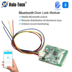 Módulo de bloqueio eletrônico do interruptor inteligente, APP TTLOCK, trabalho com o gateway G2, Alexa, Google Home, BLE5.0, 4.5-10V