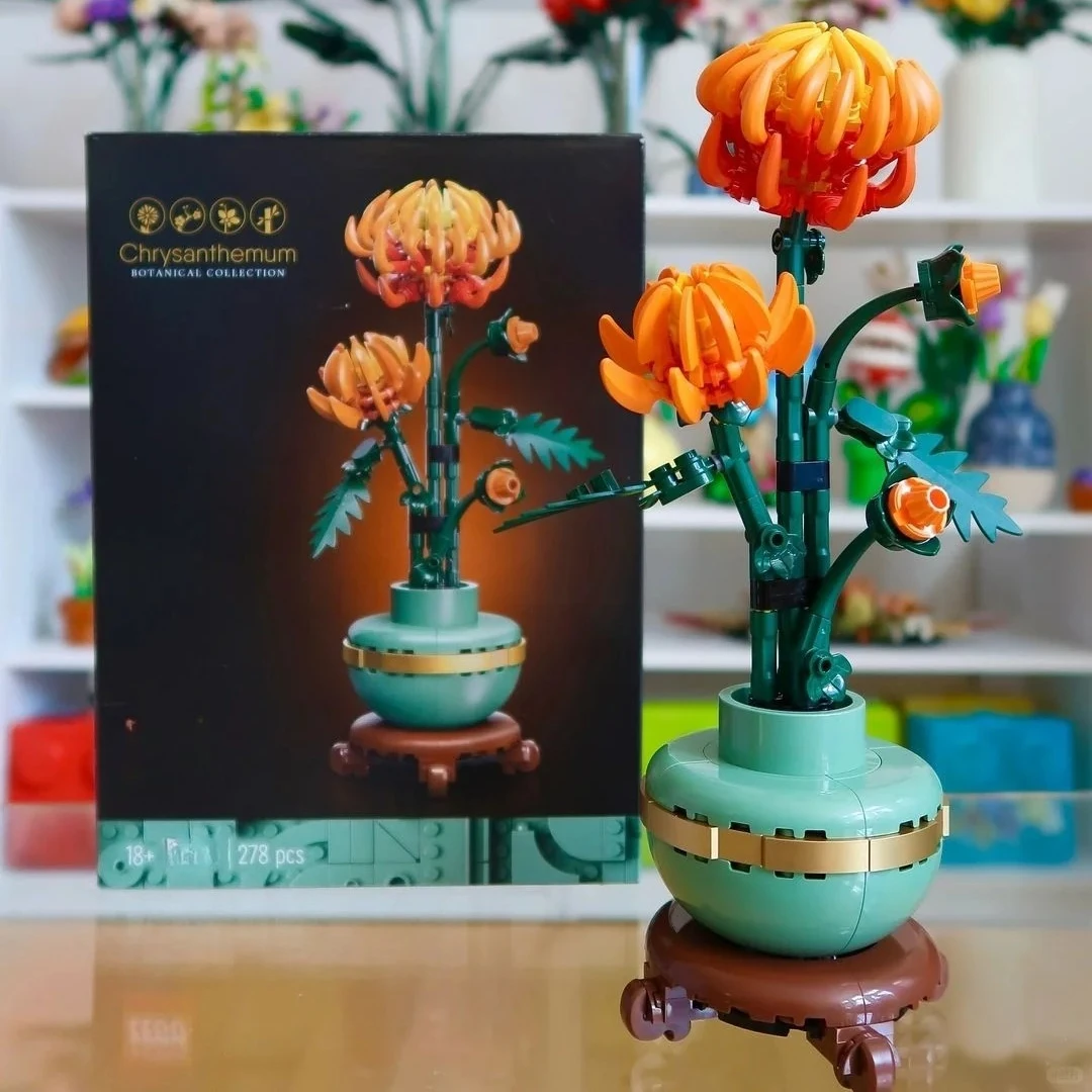 Pictogrammen Pruimenbloesem Bouwsets voor volwassenen Kunstbloem voor eettafel Middelpunt Woonkamer Home Decor DIY Craft Kits