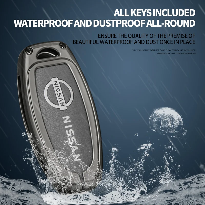 سبائك الزنك للطي مفتاح السيارة قذيفة فوب غطاء لنيسان ماكسيما ألتيما فيرسا سينترا صني سيلفي Teana قاشقاي X-Trail جوك #4