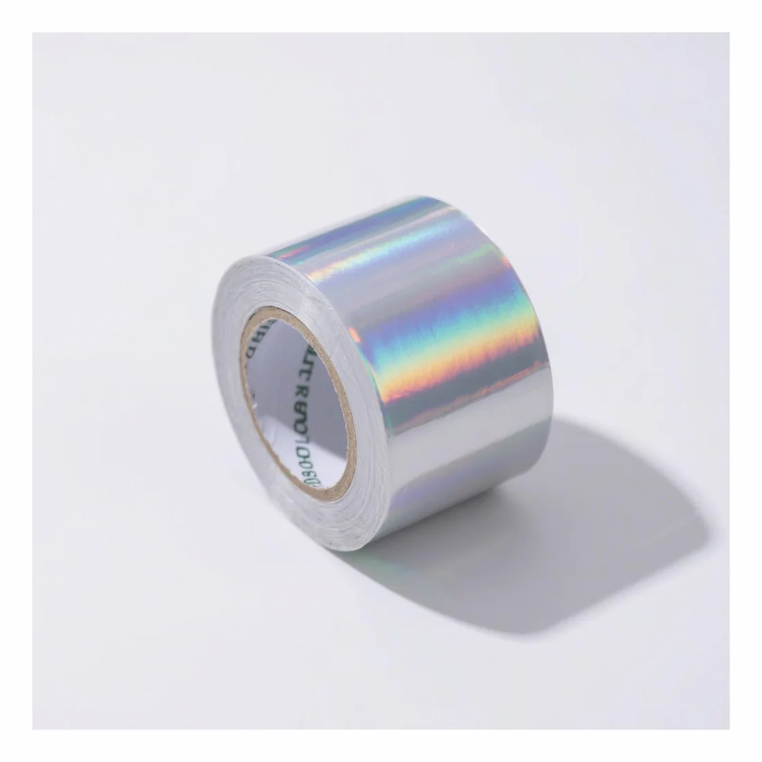 Hologram Silver Adhesive sticker Label Strong Stick