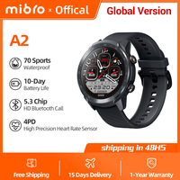 Mibro A2 Smartwatch Global Version 1.39Inch HD Screen Fitness Monitoring 2ATM Waterproof Fashion Sport Men Women Smart Watches