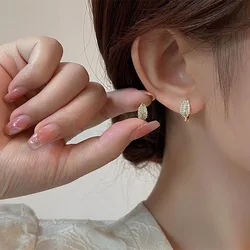 REETI 925 Sterling Silver Earrings Leaf Earrings For Women Gift Fashion Jewelry Korean