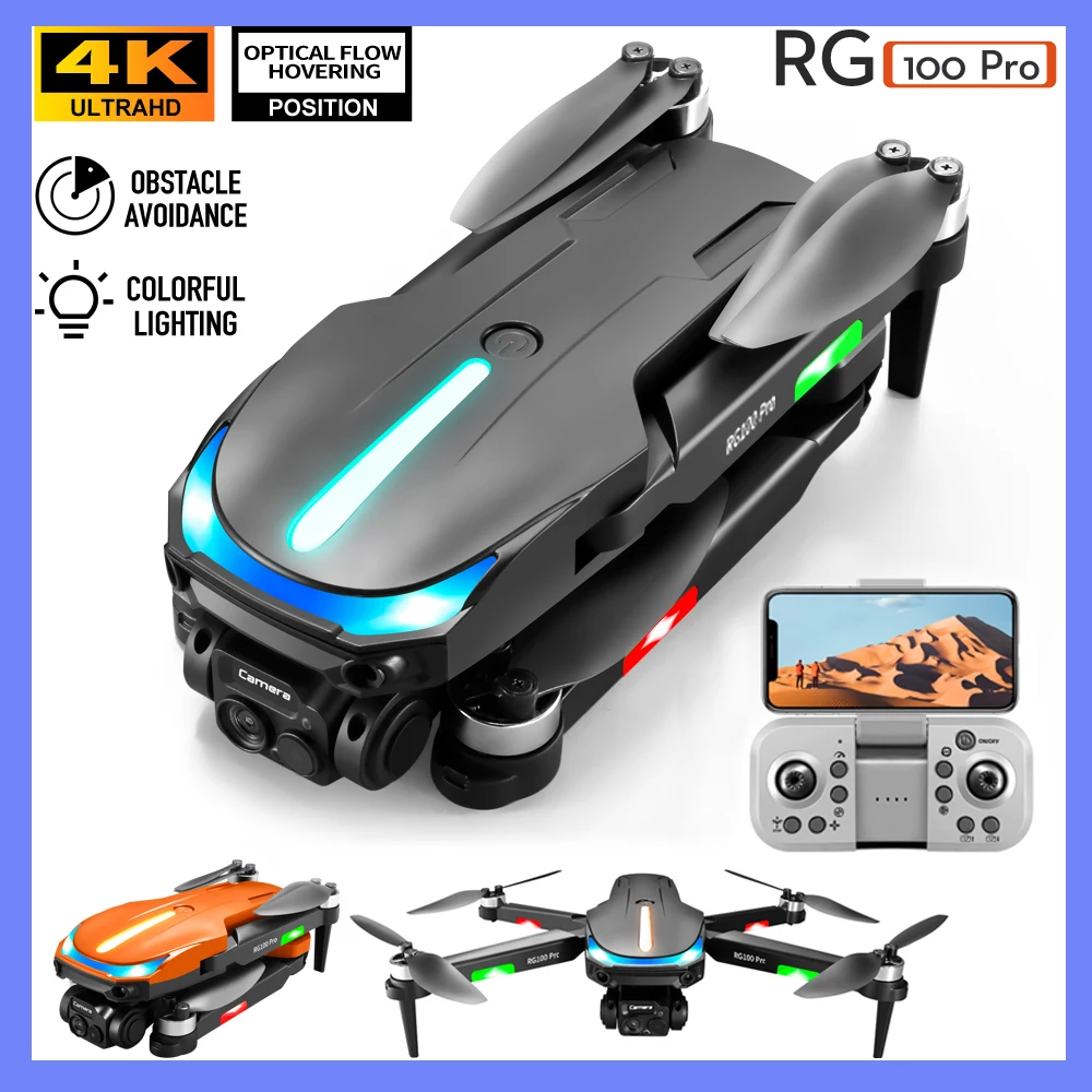 RG100 Pro Professional Drone 360 ° Intelligent Obstacle Avoidance 4k HD Dual Camera ESC Brushless Four Four Axis Aircraft Drones