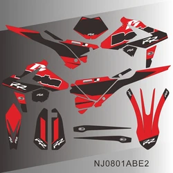 Full Graphics Decals Stickers Motorcycle Background Custom for BETA RR 125 250 300 430 2018 2019 NJ0801ABE