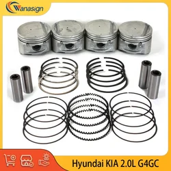 STD AUTO ENGINE PARTS PISTON & RING KIT SET FOR Hyundai KIA 2.0L L4 16V GAS 2.0 L G4GC 1995-2012 OE 23410-23710 S2080170