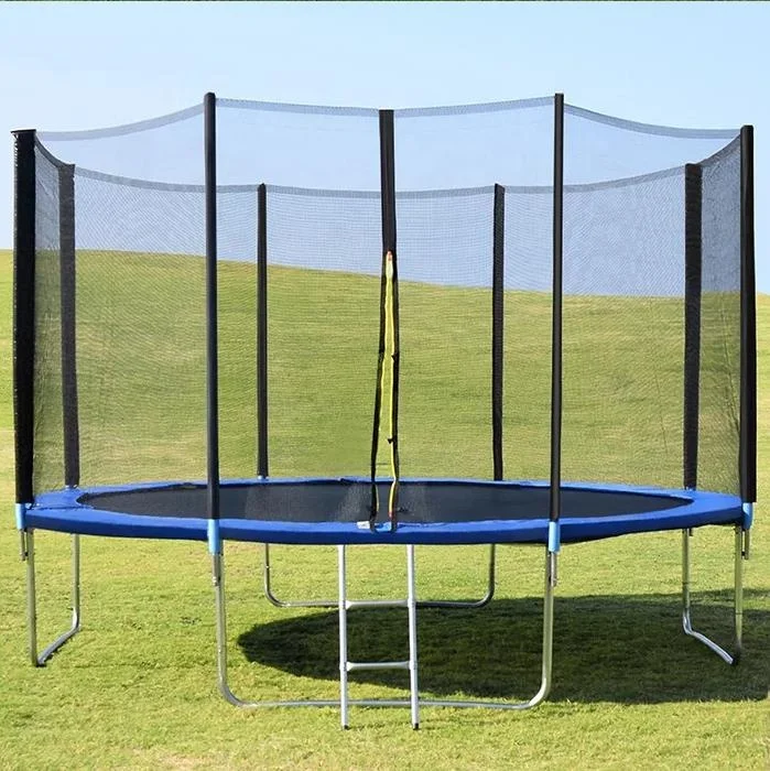 12ft Gymnastic Outdoor Trampoline with Net,Garden Park Children Adult Fitness Exercise Trampoline