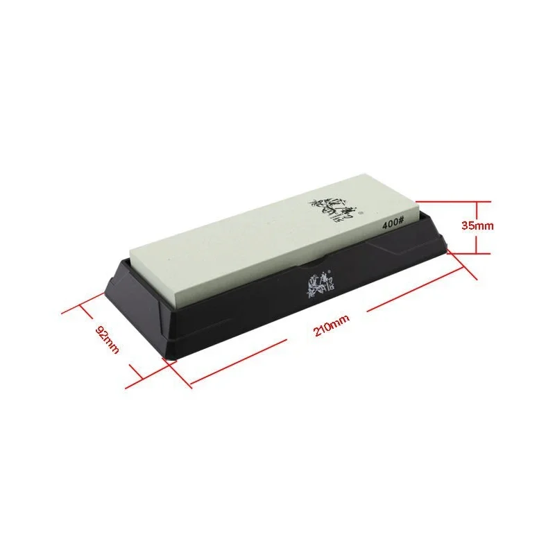 TAIDEA Sharpening Stone Grit400# Whetstone Knife Sharpener White alundum Grindstone With ABS Non-slip base T1304W Kitchen Tools