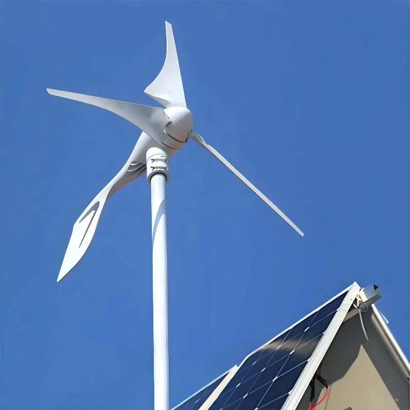 1500W 24V Horizontal Axis Wind Turbine Generator 1.3m Rotor Diameter CE Certified Economical Home Free Power Energy System