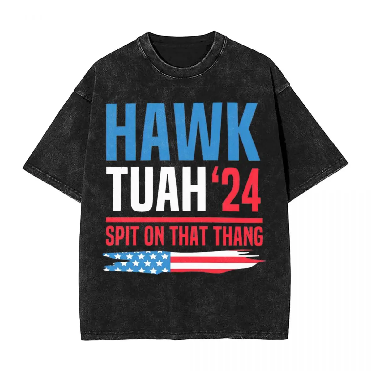 

Футболка Hawk Tuah с воплением на эту вещь, промытая футболка, уличная одежда, футболка в стиле хип-хоп, смешные футболки с мемом, топы для мужчин и женщин в стиле Харадзюку, лето