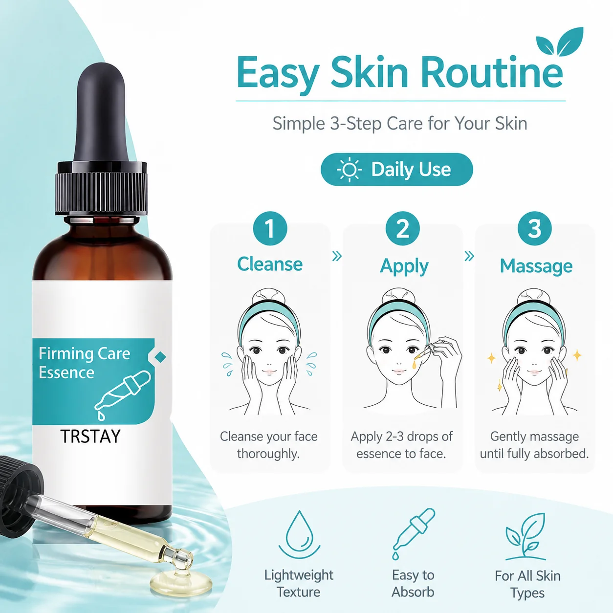 Unisex Daily Skin Serum Matche - Skincare Basic ulasan dan harga