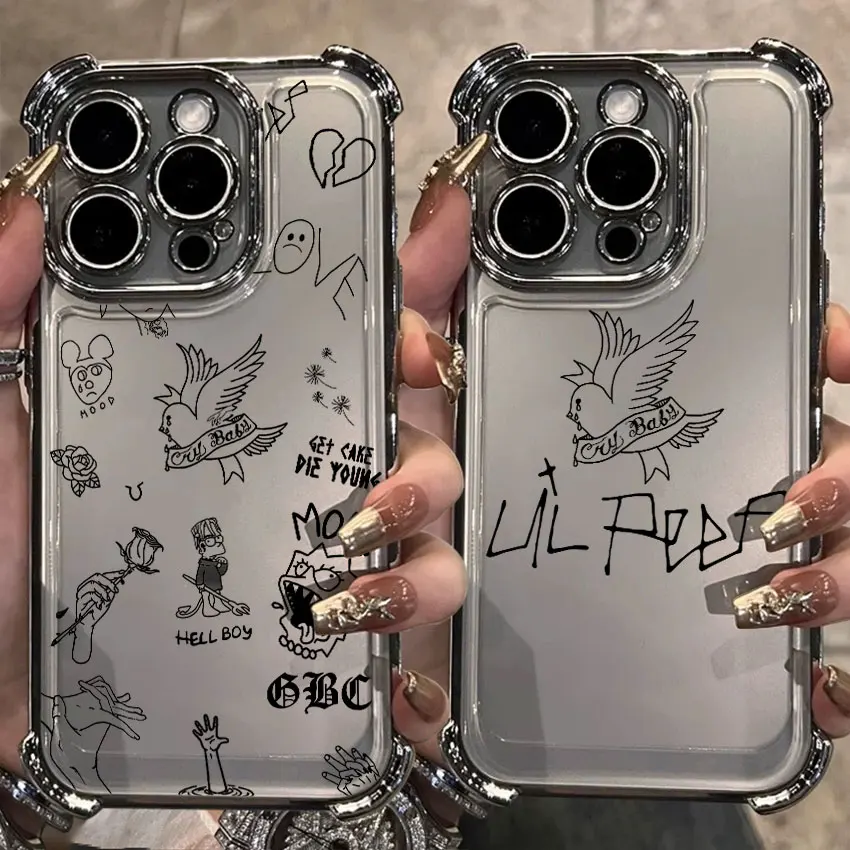 

Hell Boy Rapper Lil Peep Cases For Samsung Galaxy A56 A55 A54 A52 A53 A36 A34 A35 A33 A50 A73 A26 A25 A16 A06 Clear Phone Cover
