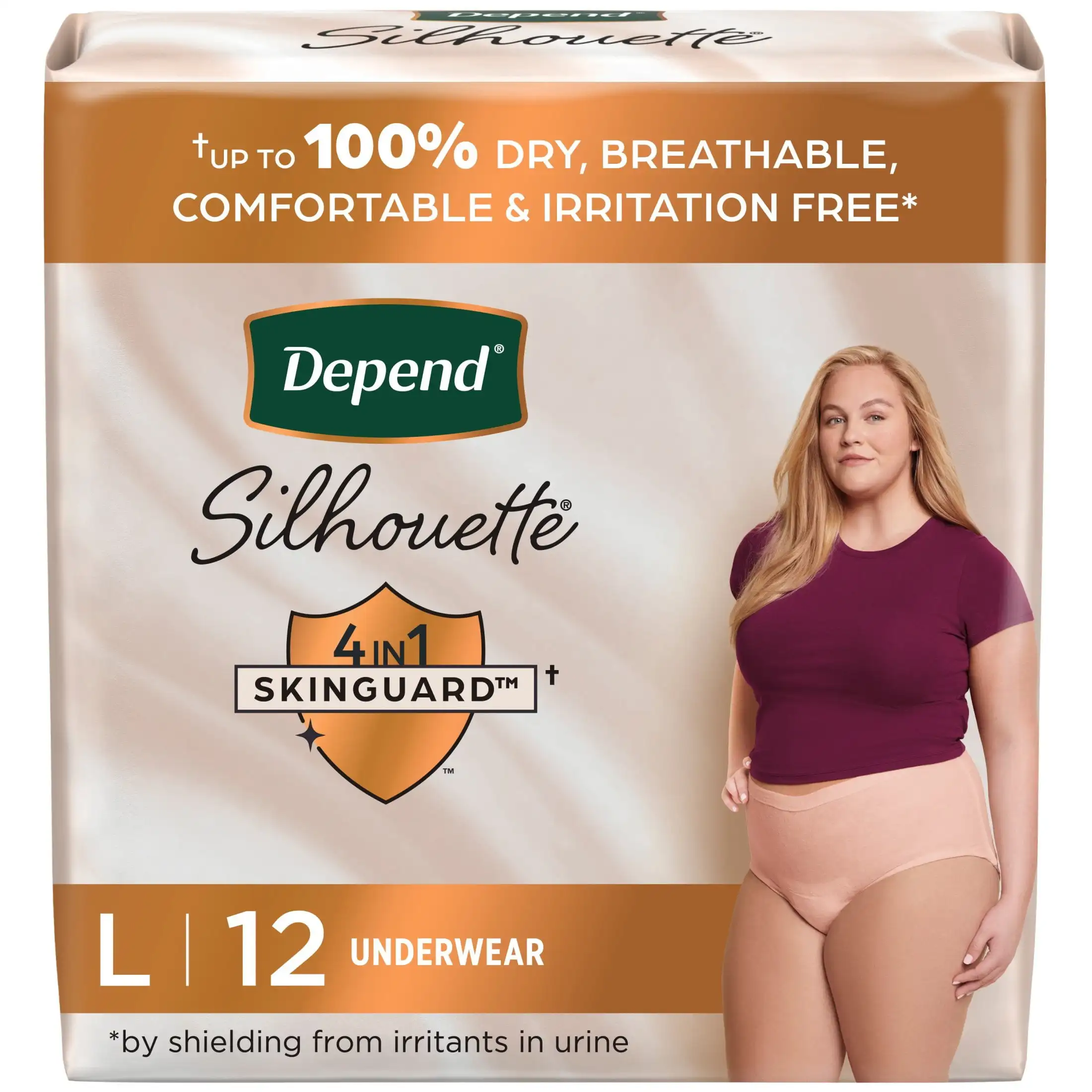 

Женское нижнее белье Silhouette для недержания и послеродового пузыря, L, 12 шт.