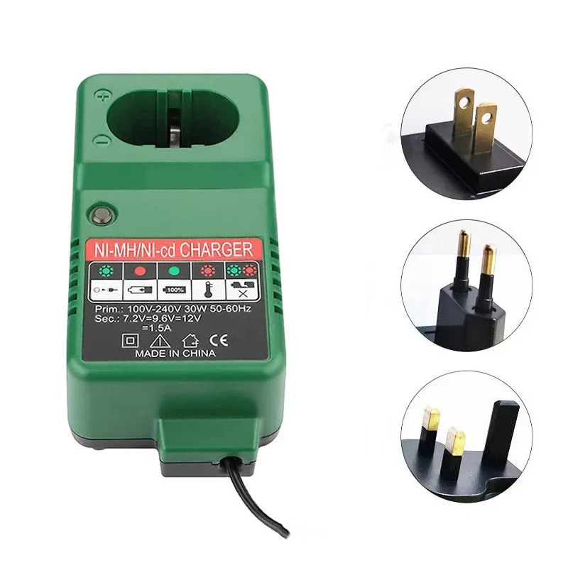 Imagem -02 - Ni-mh Carregador de Bateria para Makita Furadeira Elétrica Chave de Fenda Acessório 7.2v 9.6v 12v 14.4v 18v Dc1414 1.5a Ni-cd