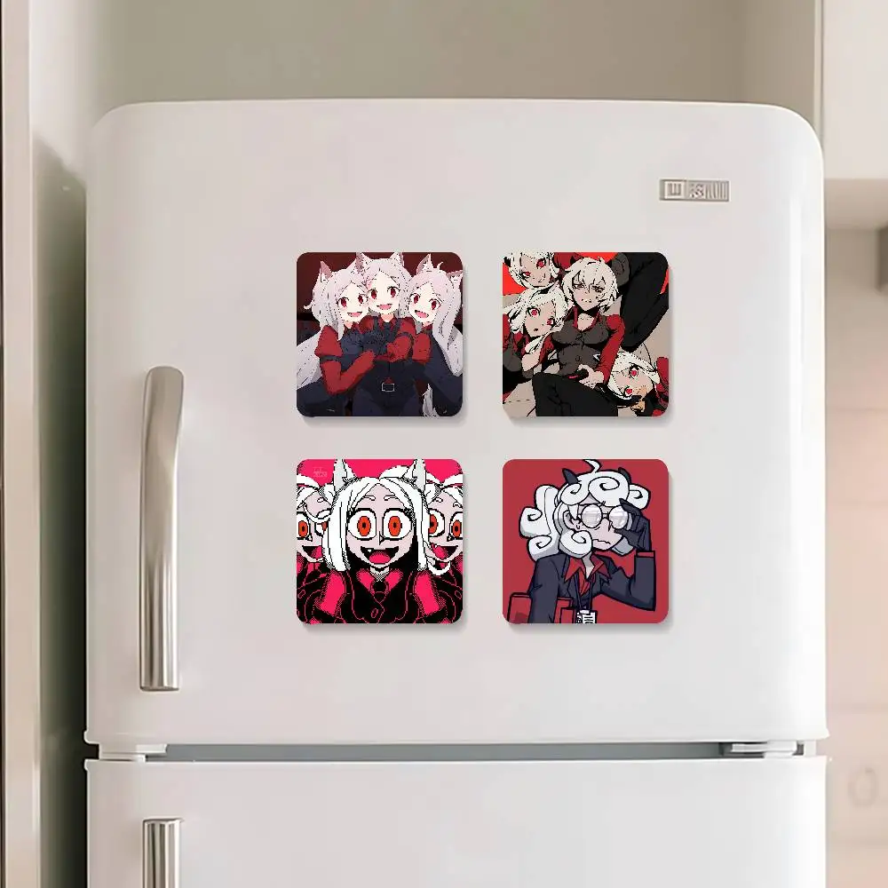 Anime Cartoon H-Helltaker Refrigerator Magnet Personalized Creative Magnetic Stickers With Magnets