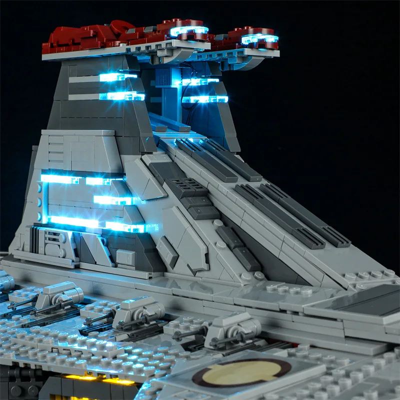 Ensemble d'éclairage pour Starings Wars 75367, classe Venator, république, attaque Cruiser, bloc de construction non inclus (Kit d'éclairage Led uniquement)