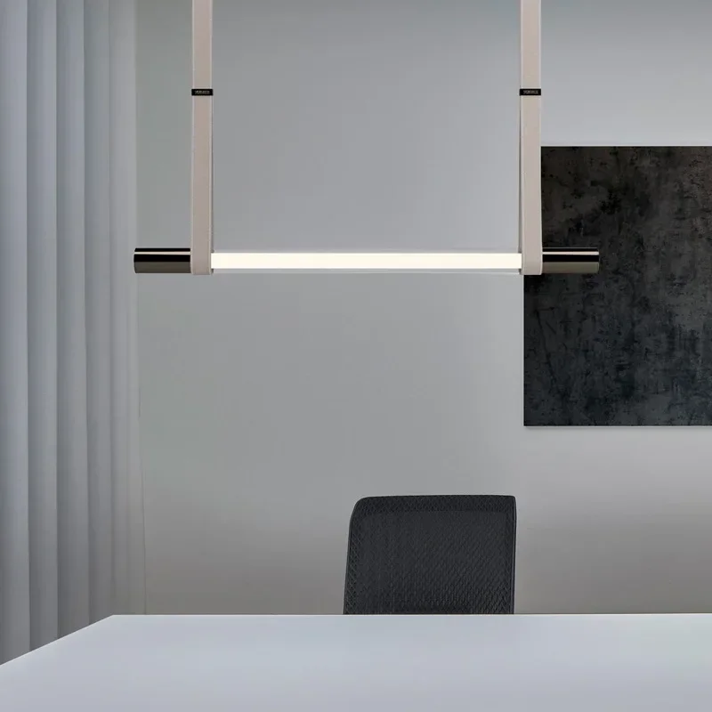

Nordic Designer Luxury Pendant Light Long Leather Belt Hanging Lamp for Restaurant Dining Room Belt Style Lighting Fixture