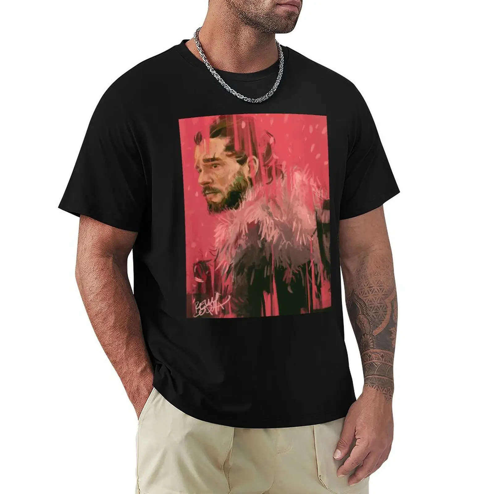 

Jon / Aegon T-Shirt boys animal print Luxury man valentines clothes luxury designer mens white t shirts