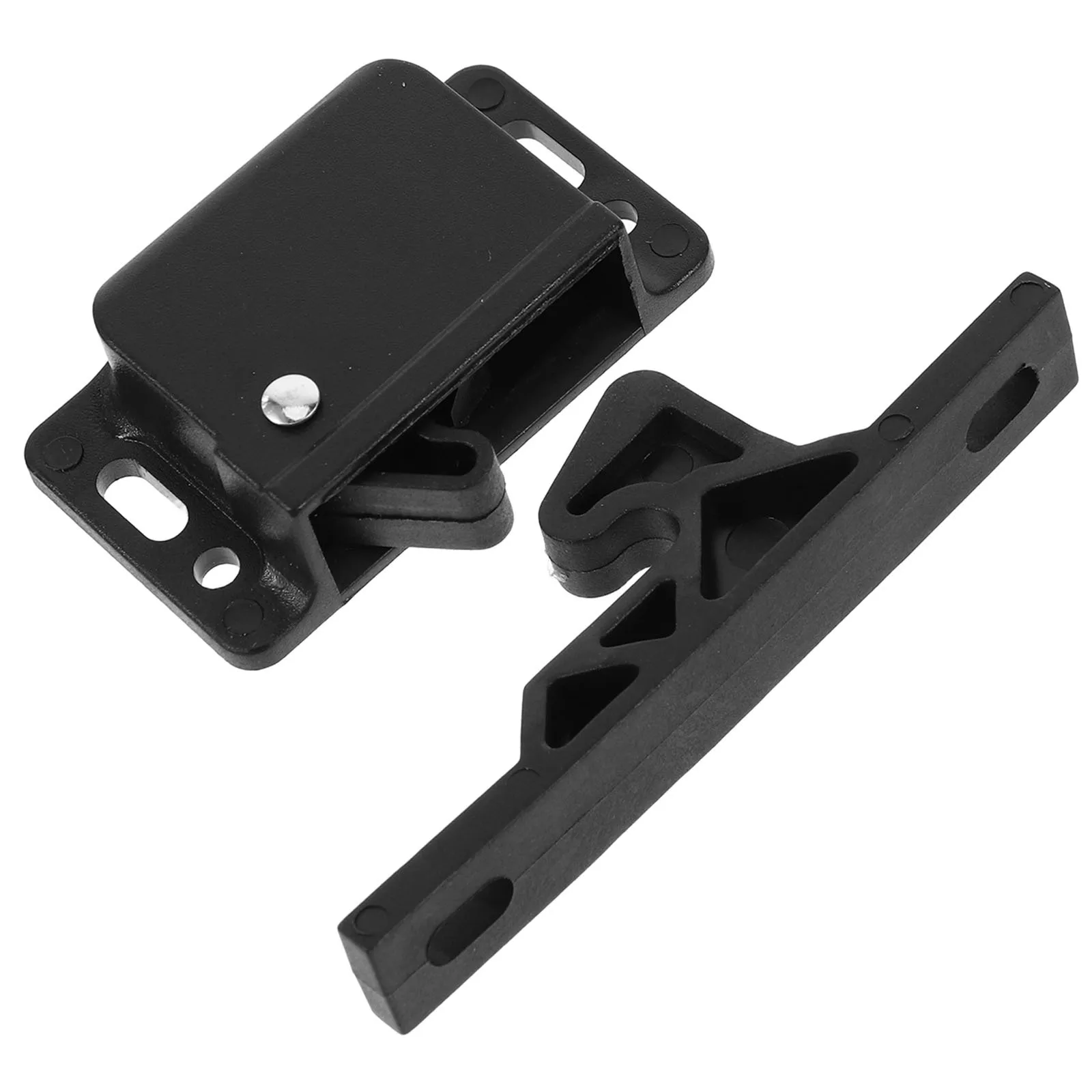 

2Sets Rv Cabinet Latch Side Mount Grabber Lock Universal Push to Open Drawer Catch Hardware Cabinet Push Latch