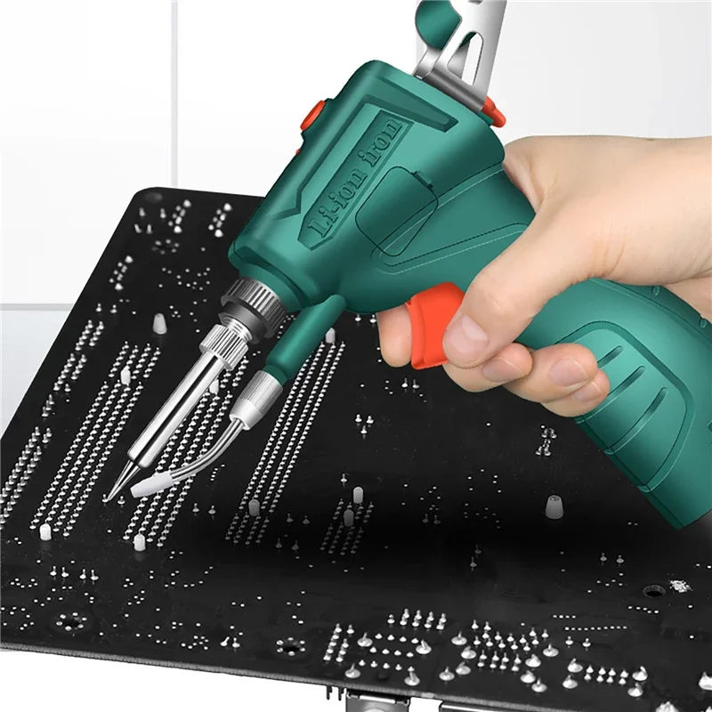 220V 80W Wireless Hand-Held Internal Heating Electric Soldering Iron Automatically Send Tin Gun Welding Repair Tool