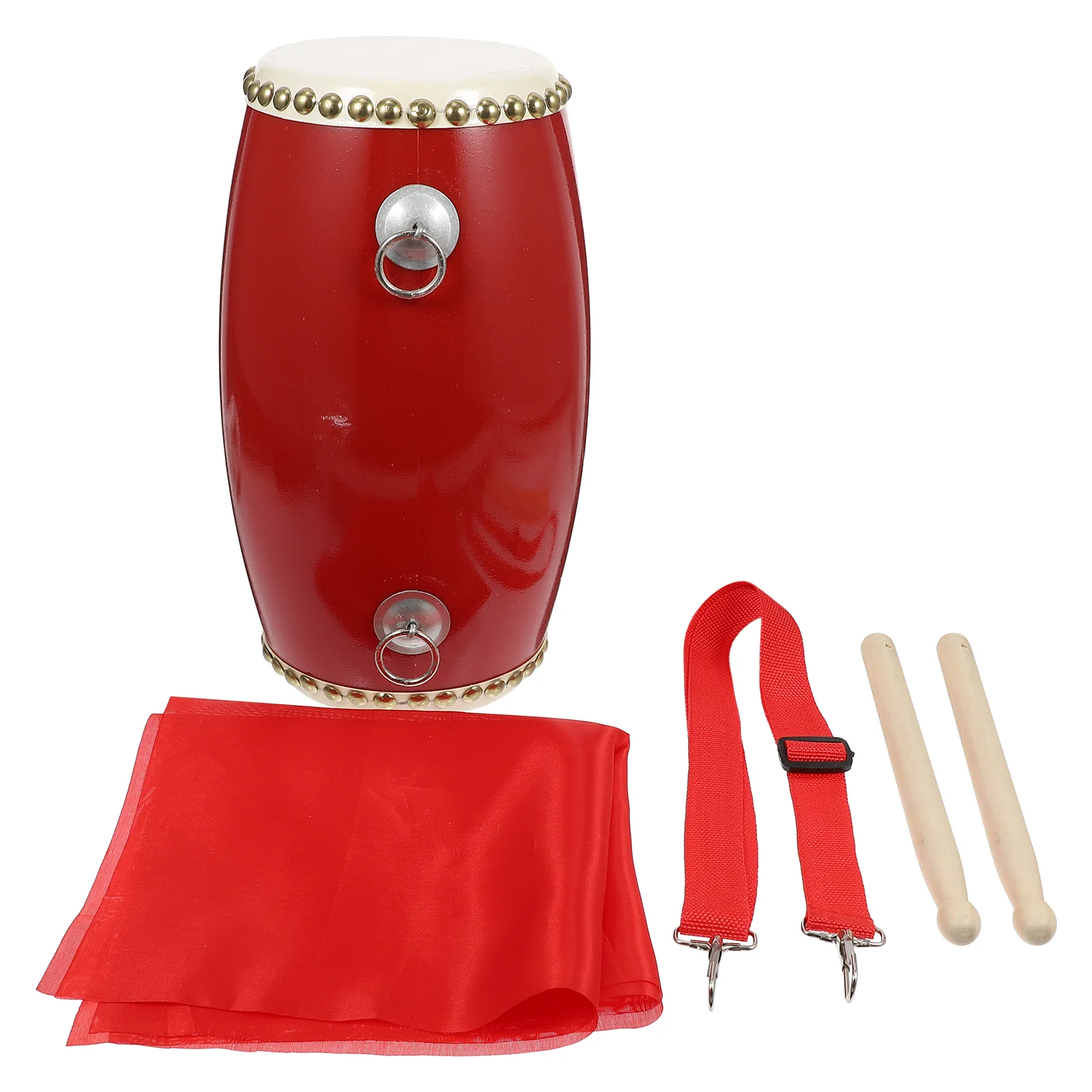 Tambourines for Adults Waist Drum Sheepskin Percussion Performance Toy Dance Portable Traditional Chinese Hand Toddler