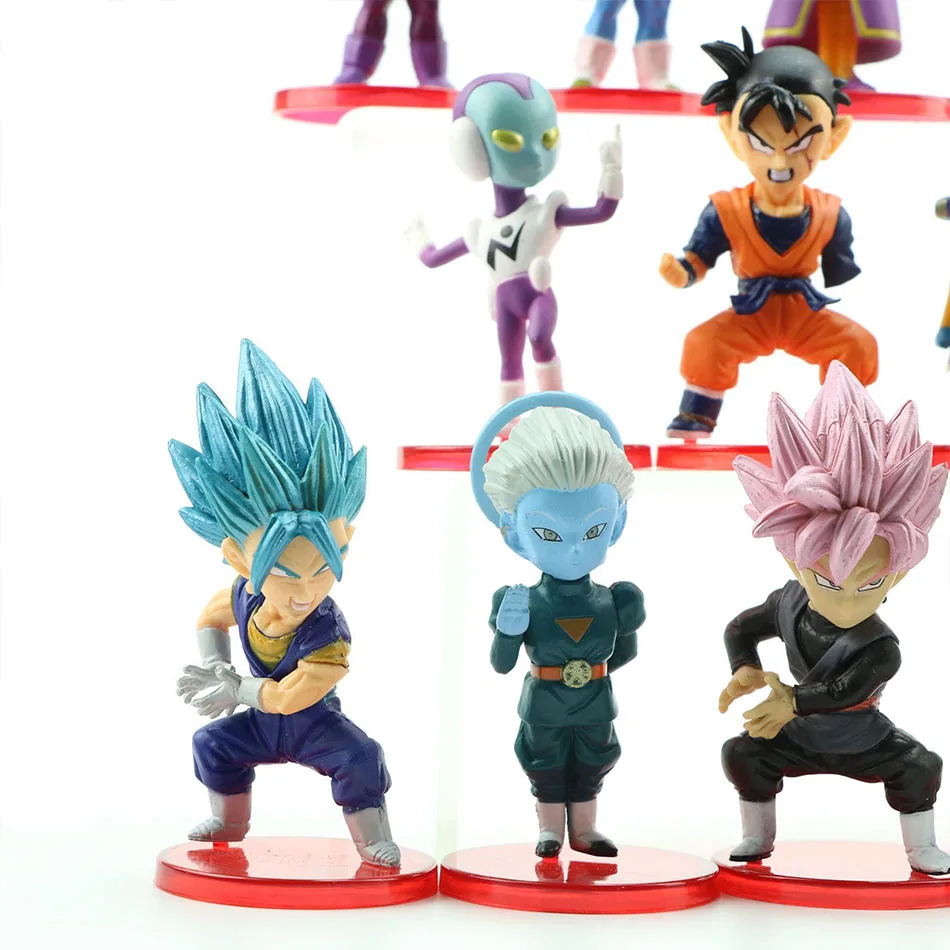 13/18/21 teile/satz Dragon Ball Z Super Saiyajin Goku Anime Figur Gohan Vegeta Broly Piccolo Majin Buu action Figur Modell Geschenk Spielzeug – Detail 14