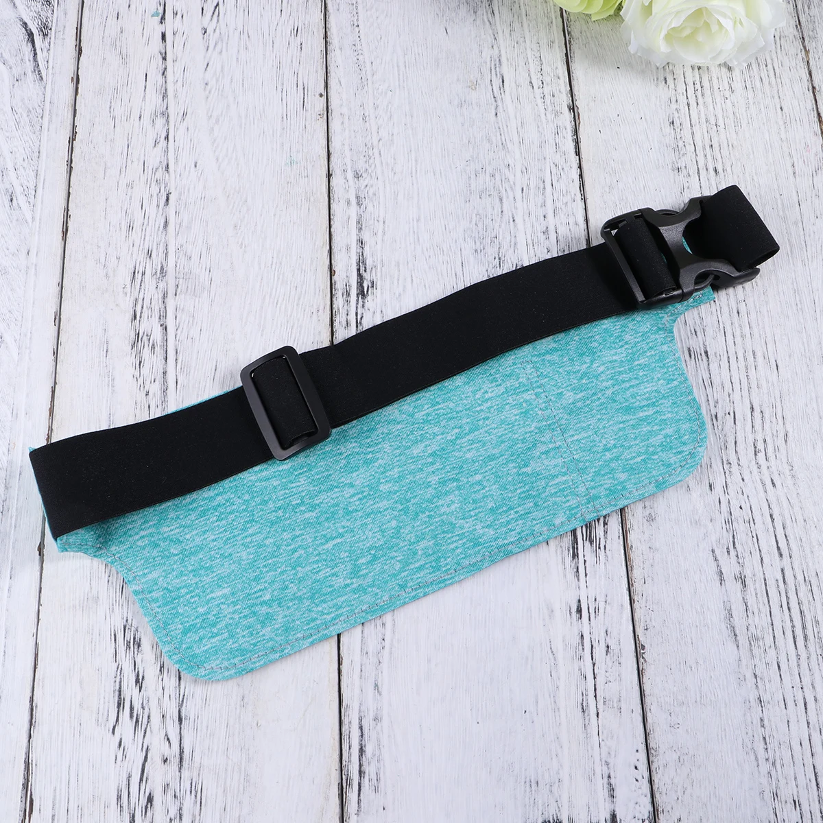 

Sports Waist Bag Waterproof Adjustable High-elastic Belt Lightweight Storage Pouch Outdoor for Keys Earphone (Blue)