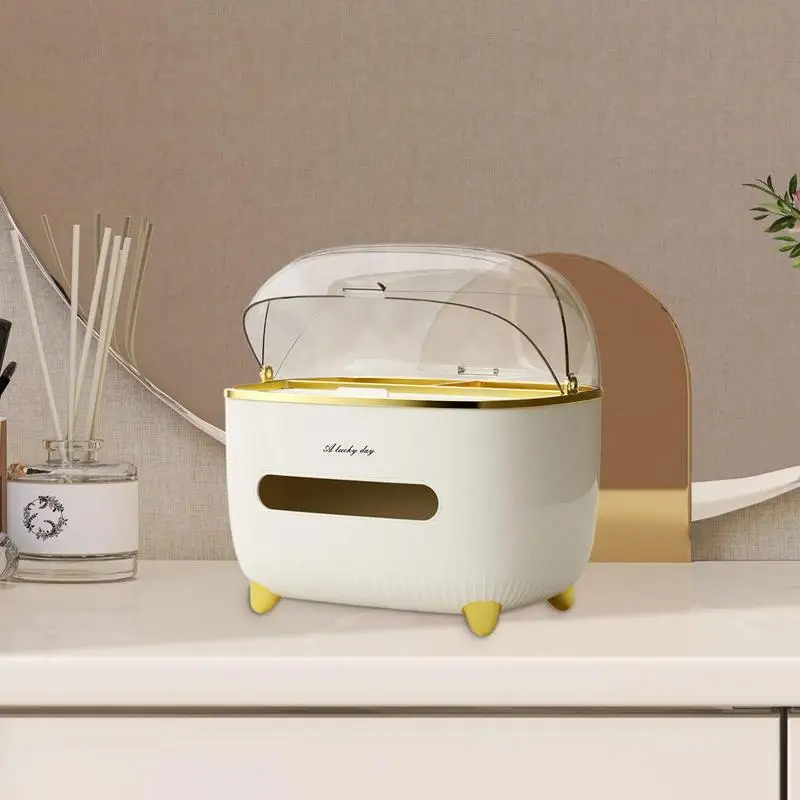 Tissue Box Multifunctional Durable& Humanized Design Easy To Use Napkin Box Holder Decorative Organizer For Home Offices