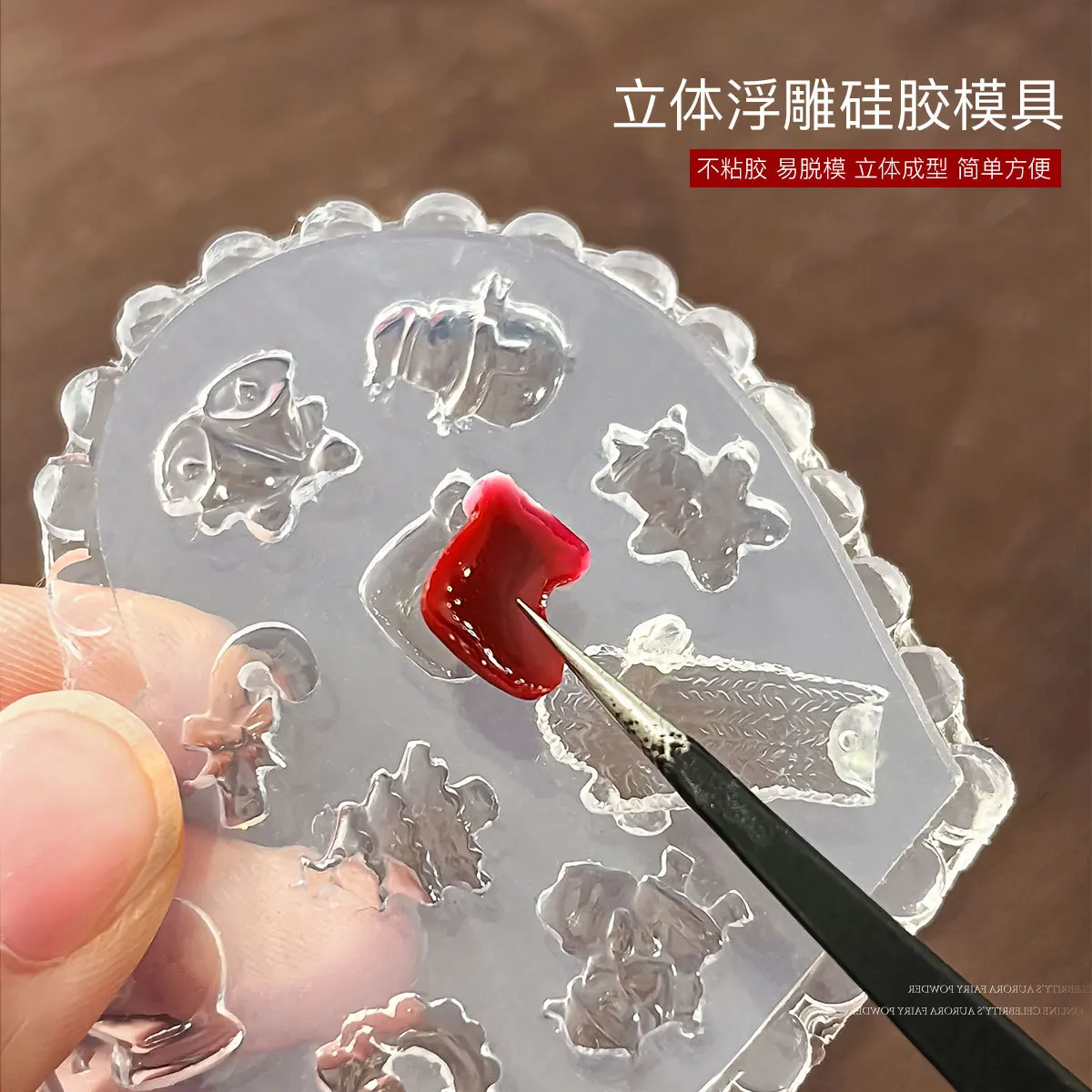 عيد الميلاد سلسلة مسمار الفن سيليكون الشتاء ندفة الثلج قالب ثلاثية الأبعاد تنقش نحت لينة ختم لوحة قابلة لإعادة الاستخدام لتقوم بها بنفسك هلام الإستنسل أداة