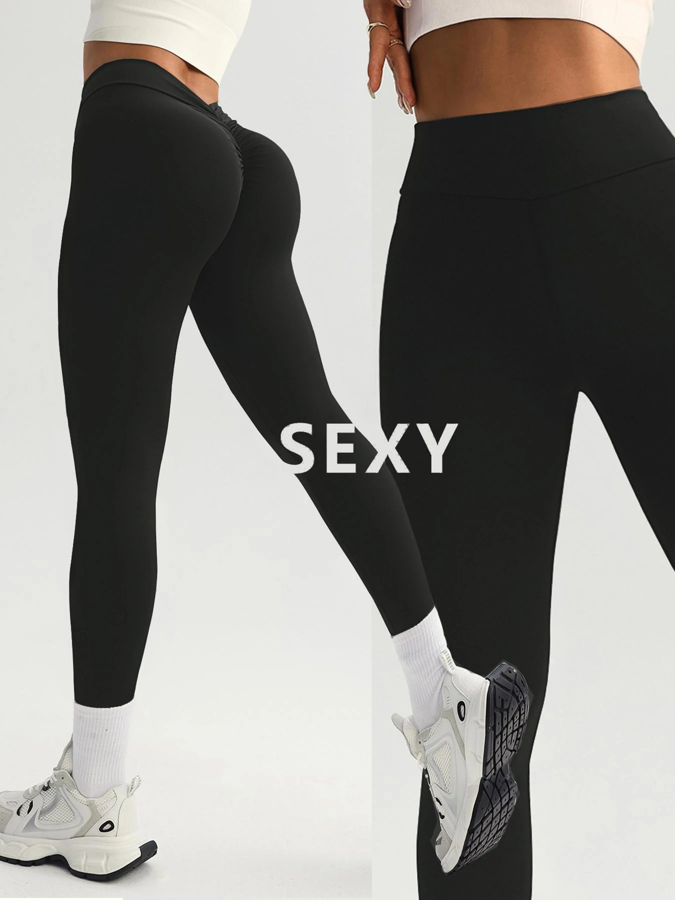 Ropa de abrigo, pantalones de yoga para mujer, pantalones finos sin costuras de talla grande para correr y fitness, nalgas en forma de melocotón, cintura alta, secado rápido