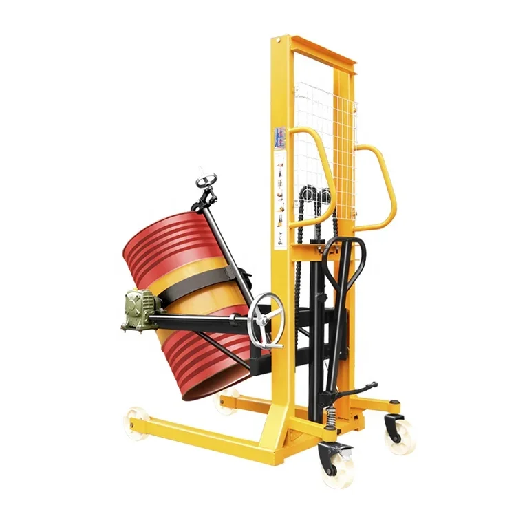 New Hydraulic Drum Hand Truck Manual Oil Drum Stacker 500 Kg COT350 Drum Hydraulic Lifter