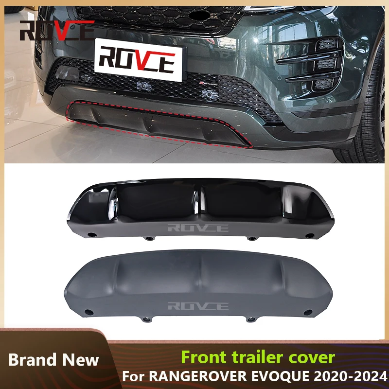 ROVCE  Front Trailer Hook Cover Plate For Land Rover Range Rover Evoque 2020-2023 LR128229 LR138689 Front Bumper Trailer Cover