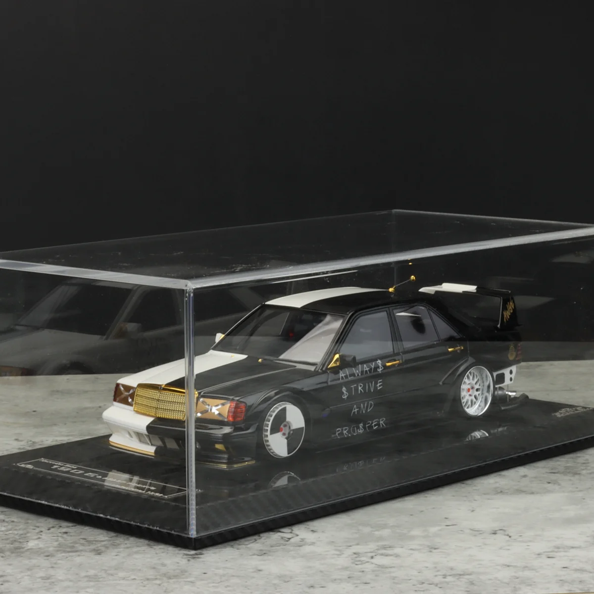 樹脂静的自動車モデル,おもちゃ,ギフト,Vipスケールモデル,1:18,190e,ロッキーシミュレーション,限定版