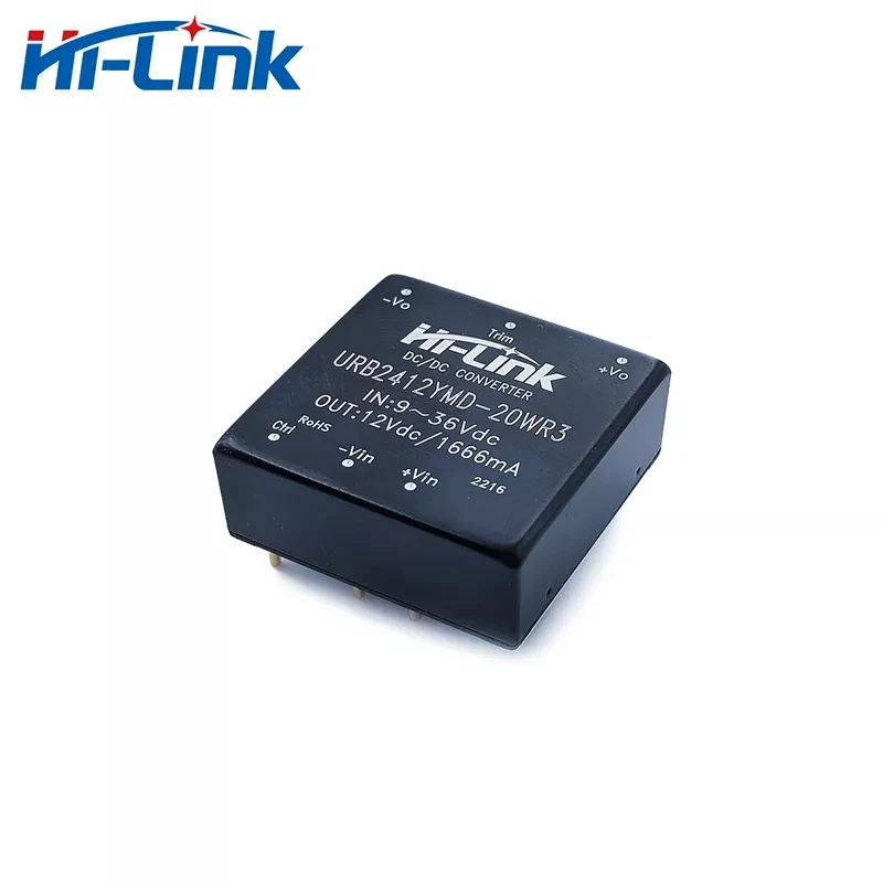 1 Uds envío gratis HLK-URB2412YMD-20WR3 módulo convertidor de DC-DC Hi-Link 9-36V a 12V 1666mA salida 24v ac a 12v dc convertidor