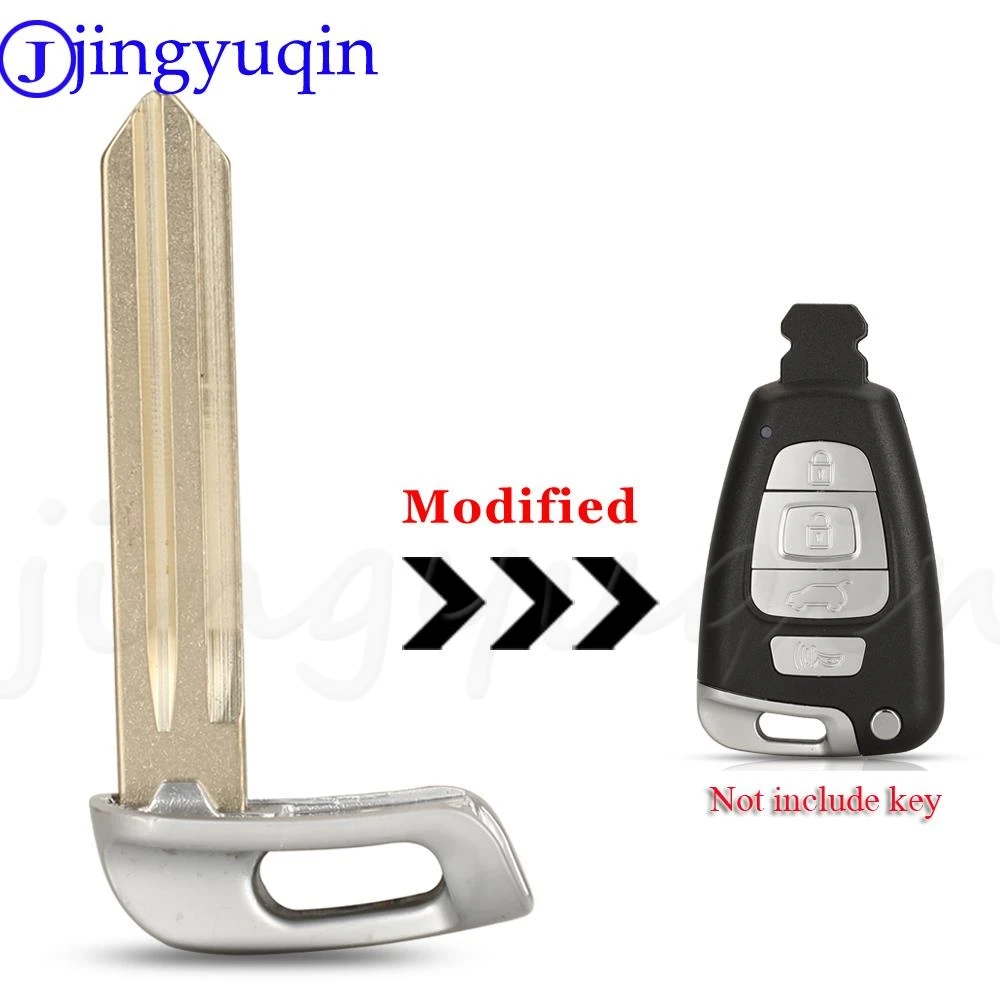 

jingyuqin Replacement Remote Car Key Shell Control Cover Case Fob For Hyundai Veracruz With Uncut HYN14R Balde