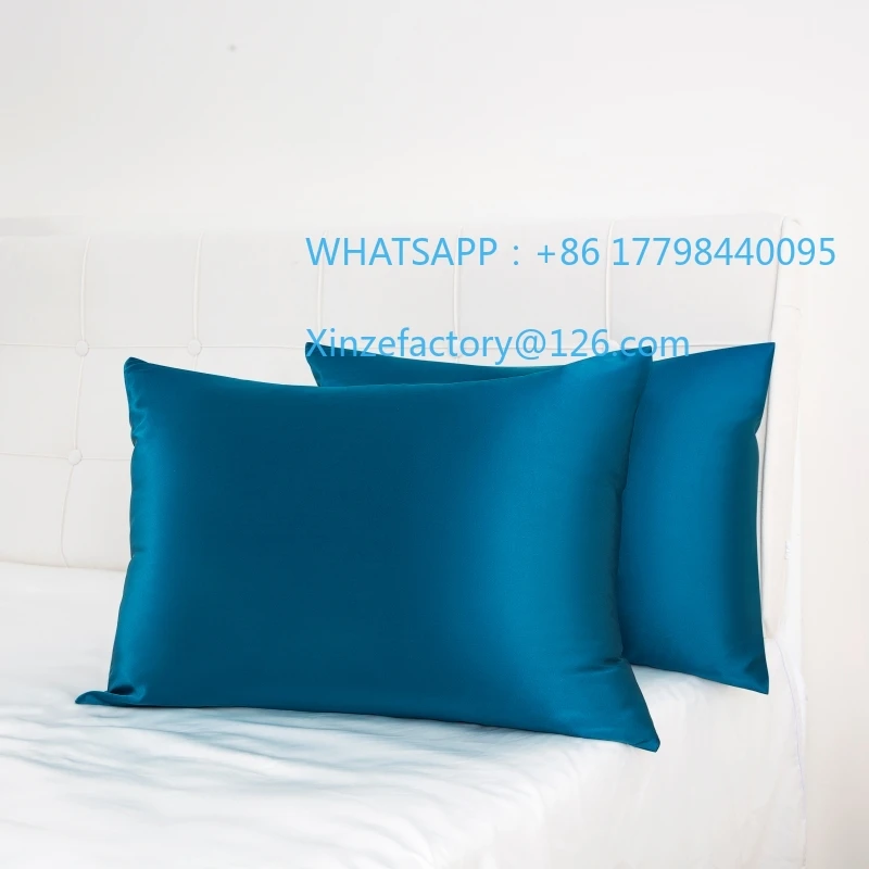 

Customizable Natural Mulberry Silk Pillowcase Luxury 6A 25 Momme Pillow Cover for Hair and Skin With Hidden Zipper Pillow C