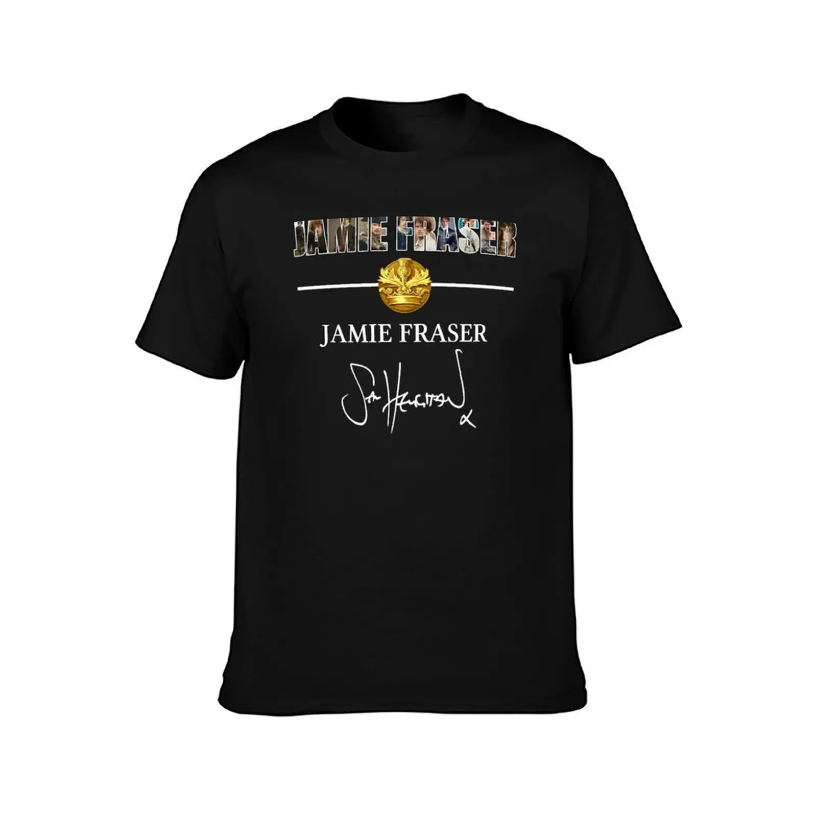 Outlander Jamie Fraser T-Shirt Casual Lightweight Short Sleeve Top T-Shirt