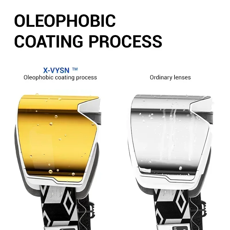 

Kapvoe Men Snow Goggles Ski Snowboarding Skiing Mask for Women Anti-Fog Lens Kit UV400 Protection Snowmobile Glasses Motorcycle